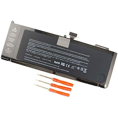 DMKAOLLK A1321 A1286 Laptop Battery for MacBook Pro 15 Inch Mid 2009 Mid 2010, Replacement for MacBook Pro Battery A1321 A1286 MC371LL/A MC372LL/A MB985 MB986 MC118 77.5WH Cover