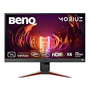 BenQ MOBIUZ EX240N Gaming Monitor (23,8 Zoll, 165hz, 1ms, HDMI und DP kompatibel mit 120 Hz für PS5, Xbox Series X und Series S)