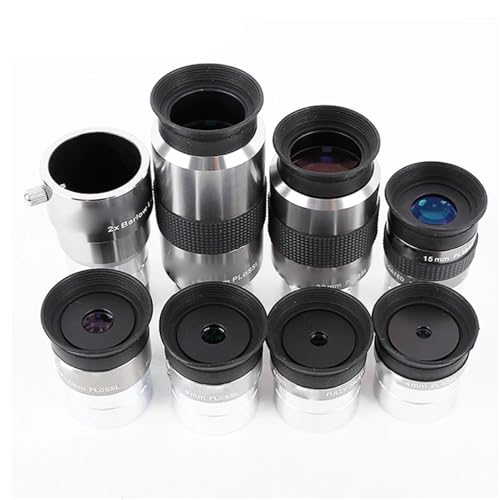 Accesorios para telescopios astronómicos con extensor 2X y lentes oculares de 1,25 pulgadas 2