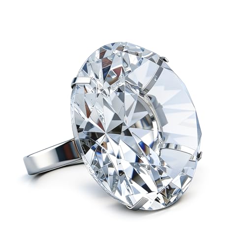 gagift world 3 Inch Paperweight Diamond Ring, Funny Wedding Party Favors Valentine's Day Gift for Wife and Girlfriend Novelty Birthday Gifts for Women