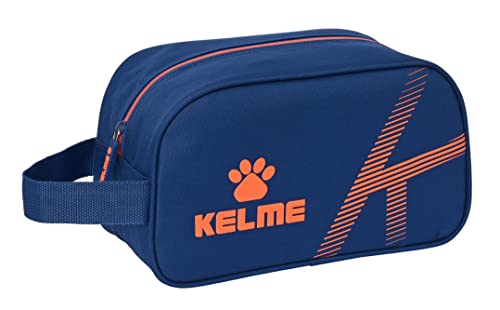 Neceser Kelme bleu marine trousse de toilette voyage avec passant trolley