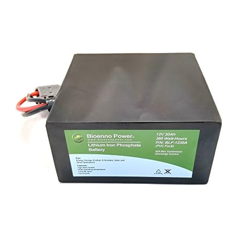 Bioenno Power 12V, 30Ah LFP Battery (PVC, BLF-1230A) Cover