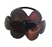 Parcelona French Cloud Tortoise Shell Celluloid Ponytail Elastic Pony Hair Tie
