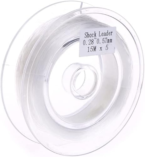 SARDFXUL Fishing Fly Line, Support Braided Sinking Shock Leader Line, Abrasion Resistant