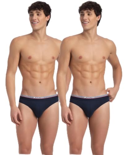 Image of Jockey US49 Men's Super Combed Cotton Solid Brief with Ultrasoft Waistband (Pack of 2)