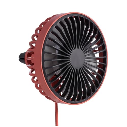 ULTECHNOVO Luz De Del Coche Ventilador Usb Pequeño y Fácil De Instalar Para Verano