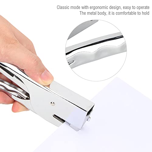 ANKROYU Zangen-Heftgerät, schweres Metall-Handzangen-Heftgerät, Bindemaschine, bequem zu haltender Büro-Desktop-Hefter für Handwerk, Büro, Zuhause, Schule