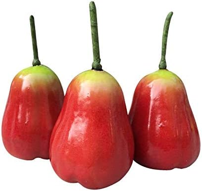 Fake Fruit Rose Apple Pack of 3
