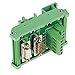 DB9 DIN Rail Module Compact Structure DIN Rail Mount Interface Module Male Female Connector Breakout Board for Industrial Automation Applications