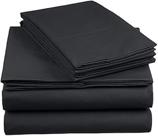 Amazon Basics Everyday Duvet Set with 2 Pillowcases, King - Anthracite