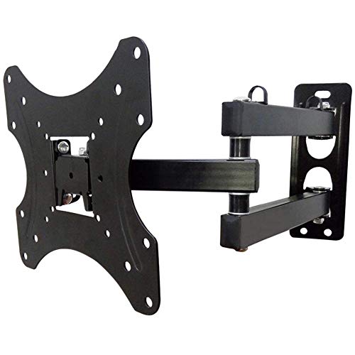 TV-Halterung, TV-Wandhalterungen TV-Halterung mit teleskopisch drehbarer Faltbarer Wandhalterung LCD-TV-Rack für 17-32 Zoll MAX VESA 200200