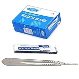 100 Scalpel Blades #20 with Free Handle