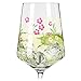 RITZENHOFF 6041003 Hugo Glass Set of 4 500 ml Aperitif Glasses Flower Motif Colourful Summer Dew Series Made in Germany
