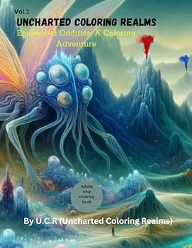 Paperback Uncharted Coloring Realms Vol.1: Enchanted Oddities: A Coloring Adventure Book