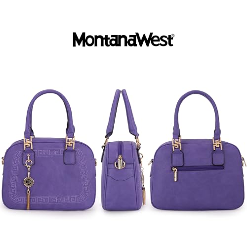 Image of Montana West Small Purses for Women Tassel Crossbody Satchel Handbag with Detachable Shoulder Strap