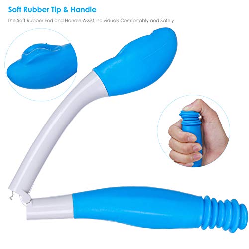 Eurobuy Long Reach Comfort Wipe, Bottom Buddy Toilet Tissue Wiping Aid, Folding Comfort Wipe Self Assist Toilet Aid, Ideal Daily Living Bathroom Aid For Limited Mobility #TOP3