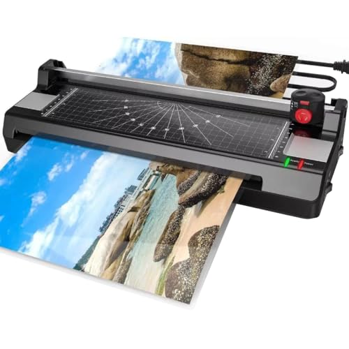 Plastificadora e Laminadora A4 Quente e Fria Refiladora Trimmer 110V - OL288S