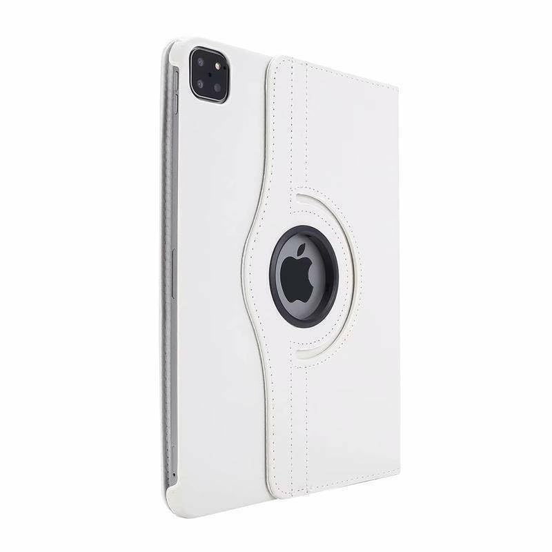 Étui iPad 2 3 4 blanc housse rotative en cuir pour tablette - 2
