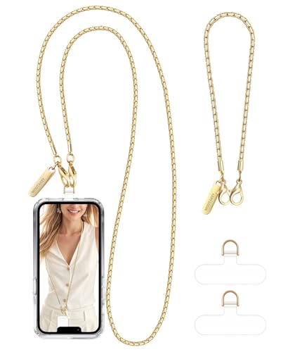 Cadena de metal para teléfono celular MOUTAKEY ideal para viajes y paseos urbanos cómodos