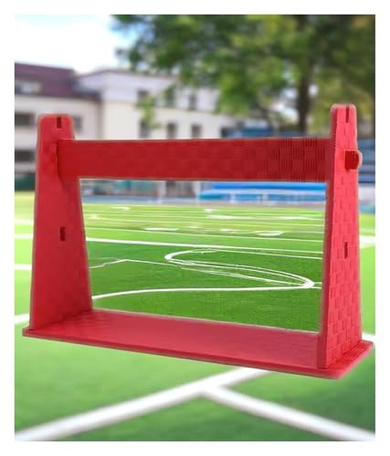 Haies d entraînement légères et amovibles hauteur réglable rouge x7