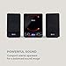 auna Microstar – Minicadena de música Vertical, Reproductor de CD, Bluetooth, Altavoces...