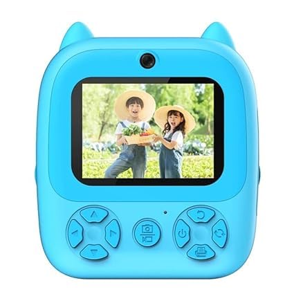 Fabbay 40MP Instant 2.4 Inch Screen Digital Camera for Kids with Print Paper, Child Video Camcorder & Selfie Camera Toy 32GB TF Card