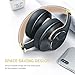 immagine 6DOQAUS Cuffie Bluetooth, Autonomia 52 Ore, Cuffie Bluetooth Over Ear, 3 EQ Modalità,Paraorecchie di Proteine molle di Memoria Microfono Incorporato e Modalità Cablata,Per PC/Telefoni/iPad (Grigio)