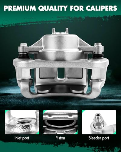 Image of SCITOO Front Brake Calipers With Bracket 19B3554 19B3555 Compatible For Kia For Rondo 2007-2012