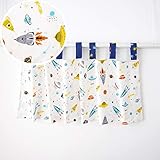 Brandream Baby Valance Boys Outerspace Galaxy Window Curtain Panels Newborn Infant Toddler Bedroom...