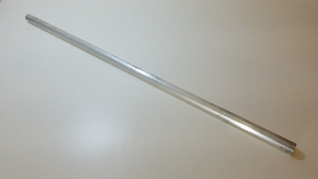 6061 Aluminum Round Bar, 1" Round, 24" Long, Lathe, Solid, T6511