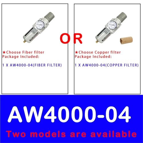 Régulateur de pression d'air pneumatique AW4000-04 avec filtre