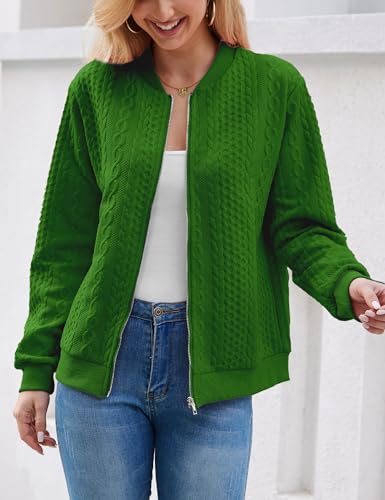 Image of Zip Up Sweatshirts for Women Casual Outfits Cardigan Outerwear Trendy Winter Jackets Coat