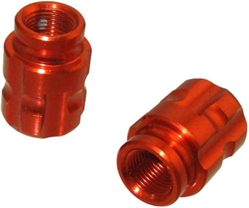 Miniatura 10 de TC-Motor Tapa de válvula de neumático de aluminio CNC, tapas de tuerca de bloqueo de llanta, arandelas espaciadoras para motocross todoterreno,