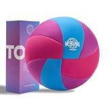 MOTOMY™ Soft Volleyball, Pain-Free Indoor Training Ball for Kids & Youth, Extra Soft Surface with Realistic Bounce, Silent Ball for House Play, Ideal Volleyball Gift for Kids