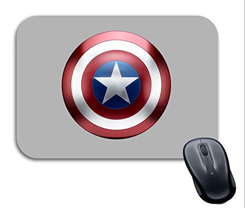 Image of CC ENTERPRISES Anti-Skid Mathematics Board Designer Gaming Mouse Pad for Laptops Desktop PC Gaming Wireless Mouse for Girls and Boys ((Captain America Shield))