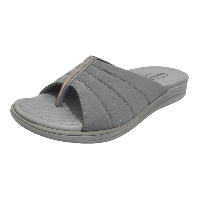 HEALTH FIT Super Soft Ortho Care Bounce Back Anti-Skid Doubleu Flip-Flops for women Slippers/Doctor Chappal & Footwear-Women 1202-GY-8 UK (B0BSQVPBTC) Amazon Price History, Amazon Price Tracker
