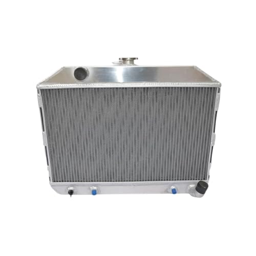 WPLUS WORKS Aluminum Radiator 3Row Compatible with Datsun 240Z/260Z Nissan Fairlady Z(S30) L24/L26 70-75
