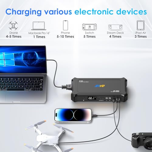 Power Bank portátil con salida AC 99.9Wh 27000mAh miniatura 6