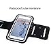 Cell Phone Armband Case for iPhone 11 Pro Max, Huawei P30 Lite Mate 20, Xiaomi Mi 9 Pro, Samsung Galaxy A10 A20 Outdoor Sports Adjustable Arm Band Strap Key Holder for Running, Walking, Hiking