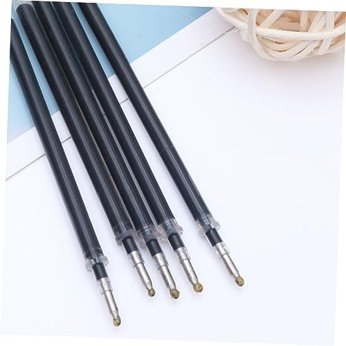 12 recambios de tinta negra gel punta fina para bolígrafos miniatura 6