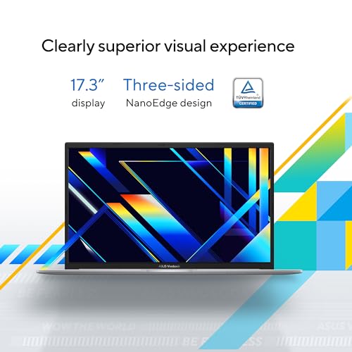 ASUS Vivobook 17 Laptop - 17.3” FHD Display - Intel® Core™ 7 150U - 16GB RAM - 1TB SSD - Windows 11 Home - Cool Silver - F1704VAP-ES77 by ASUS - Used condition - Image 4