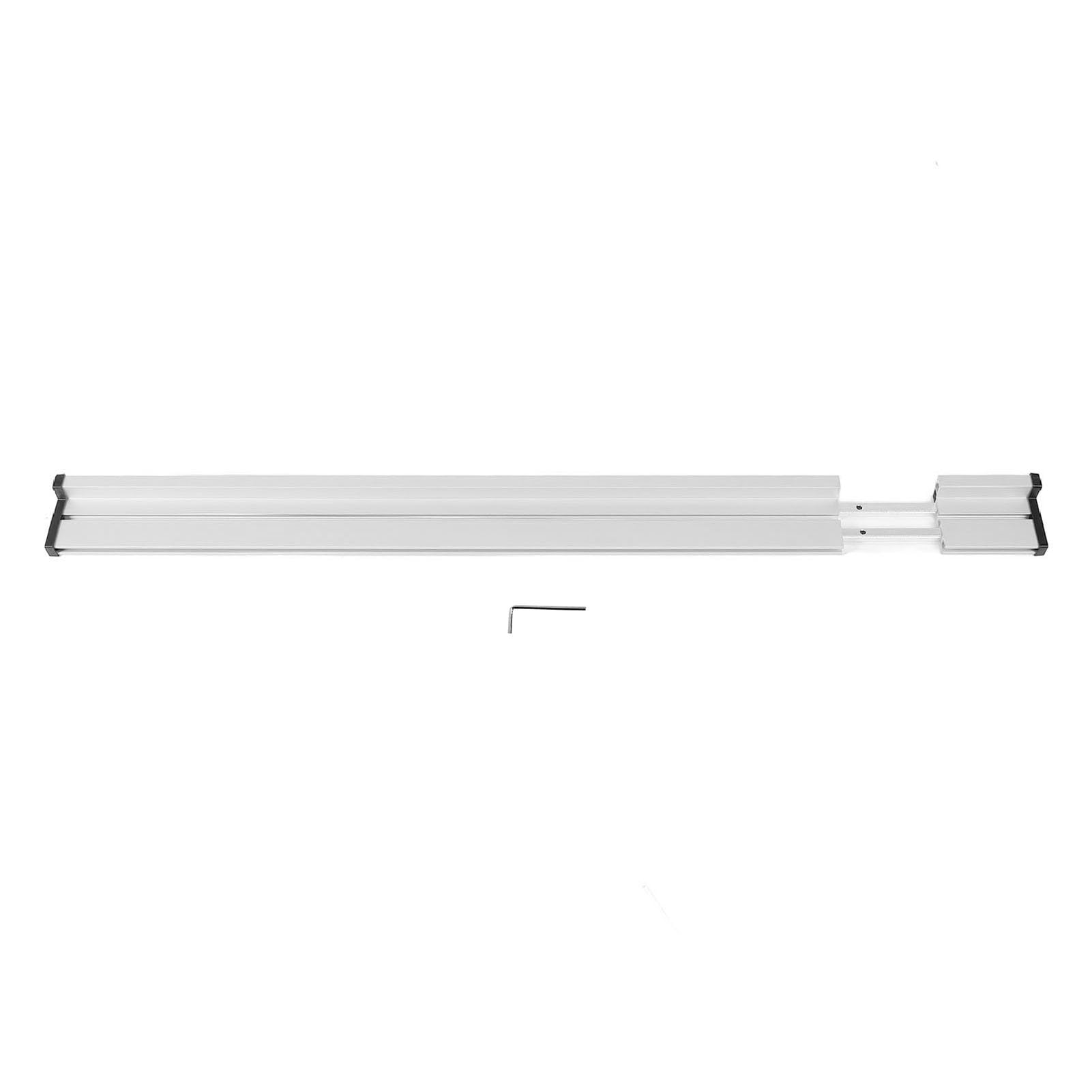 Piła Stołowa, Prowadnica Ukośna, 900-1260 Mm, Teleskopowa Prowadnica T, Flip Stop, Płot Przedłużający ze Stopu Aluminium, Listwa Ukośna do Obróbki Drewna do Stołu Routera
