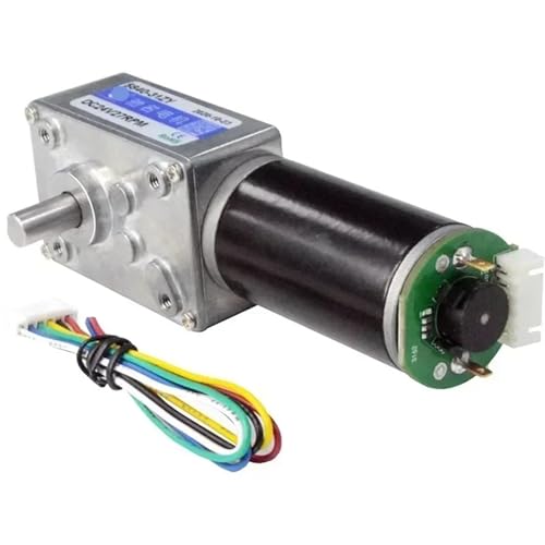 Moteur à engrenages à encodeur Hall avec inversion de marche fluide 12V 24V - 4