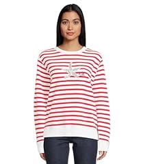 Rococo Red Coastal Stripe Starfish Embellishment