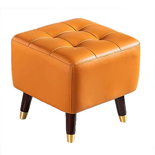 Repose-Pieds Petit Tabouret Ottoman Rectangulaire Moderne - 2