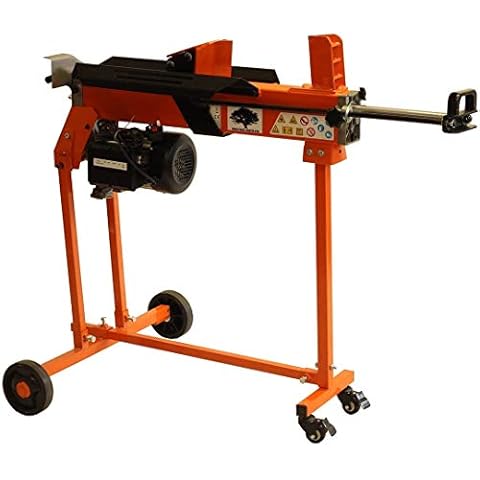 FM10TW-TC Electric Log Splitter 7 ton Hydraulic Wood Timber Cutter Stand and duoblade Forest Master Cover