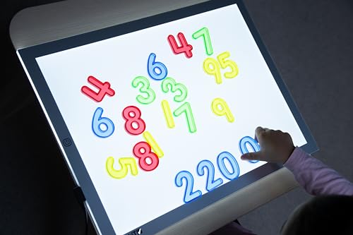 tickit Translucent Numbers, Colourful Acrylic Number Set for Kids Sensory Maths Learning and Counting Toy - Image 4