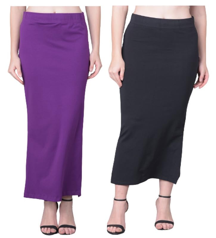 Image of Comfort Lady Women Cotton Blend Saree Shapewear /Saree Shapers Underskirt /Saree Petticoat