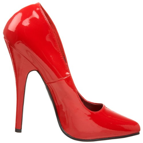 Pleaser Women's Domina-420 Pump,Red Patent,12 M Us #TOP5