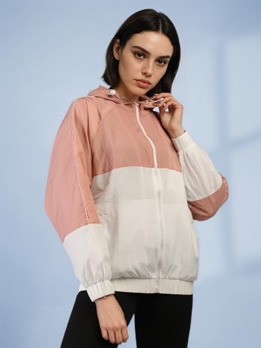 Image of CHKOKKO Sunscreen Jacket for Women Hooded Zipper Sports Jacket | UV Protection | Sun Protective | Lightweight Water Resistant | Riding Biker | Outdoor Travel Gym Running